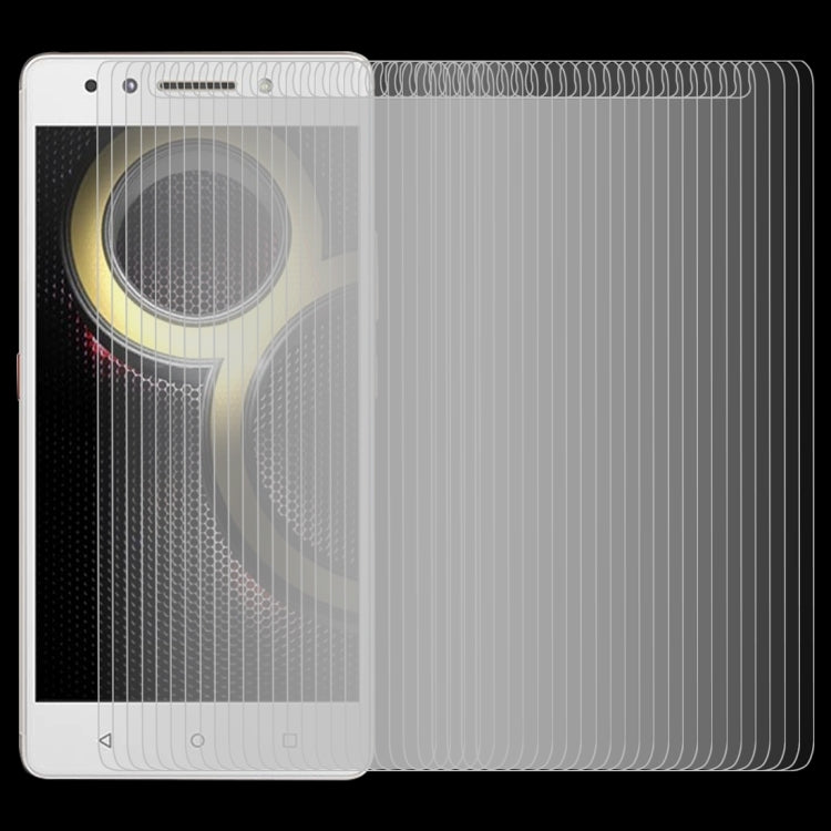 100 PCS 0.26mm 9H 2.5D Tempered Glass Film for Lenovo K8 Note