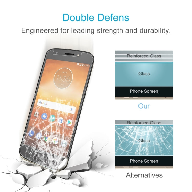 100 PCS 0.26mm 9H 2.5D Tempered Glass Film for Motorola Moto E5