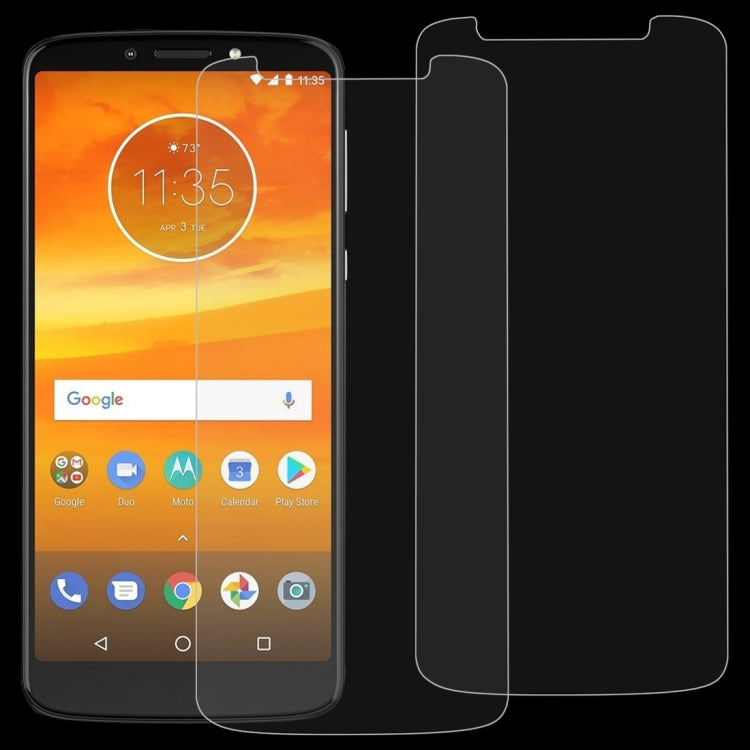 2 PCS 0.26mm 9H 2.5D Tempered Glass Film for Motorola Moto E5 Plus