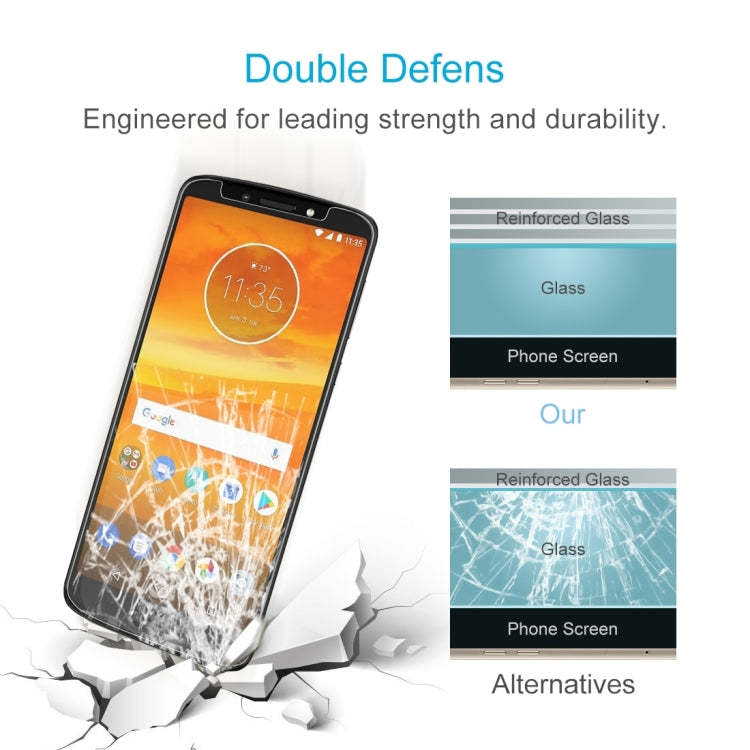 100 PCS 0.26mm 9H 2.5D Tempered Glass Film for Motorola Moto E5 Plus