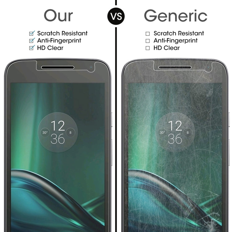 2 PCS 0.26mm 9H 2.5D Tempered Glass Film for Motorola Moto G4 Play