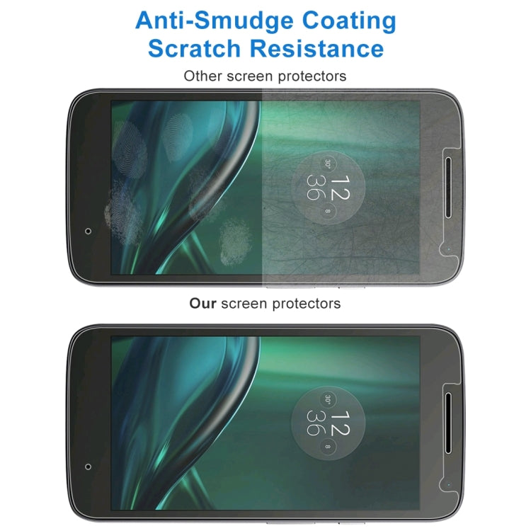 2 PCS 0.26mm 9H 2.5D Tempered Glass Film for Motorola Moto G4 Play