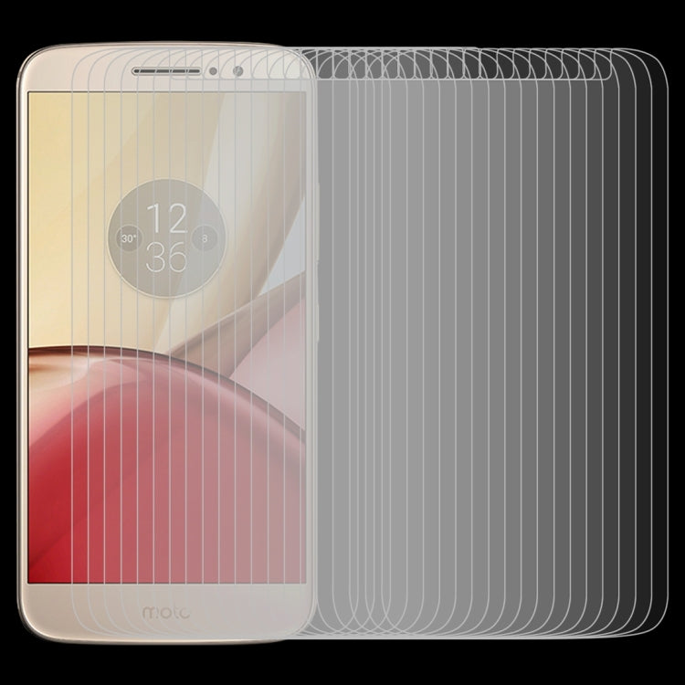 50 PCS 0.26mm 9H 2.5D Tempered Glass Film for Motorola Moto M