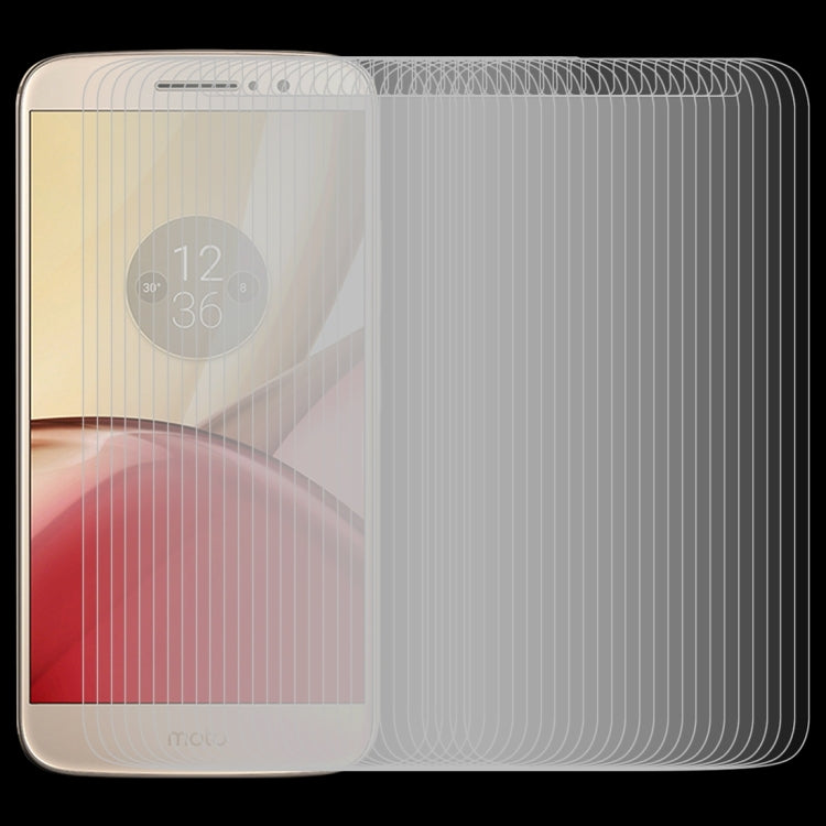 100 PCS 0.26mm 9H 2.5D Tempered Glass Film for Motorola Moto M