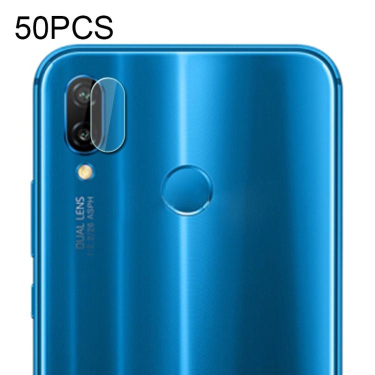 50 PCS Soft Fiber Back Camera Lens Film for Huawei Nova 3e