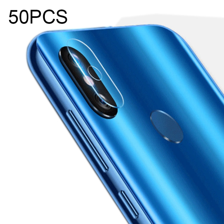 50 PCS Soft Fiber Back Camera Lens Film for Xiaomi Mi 8 SE