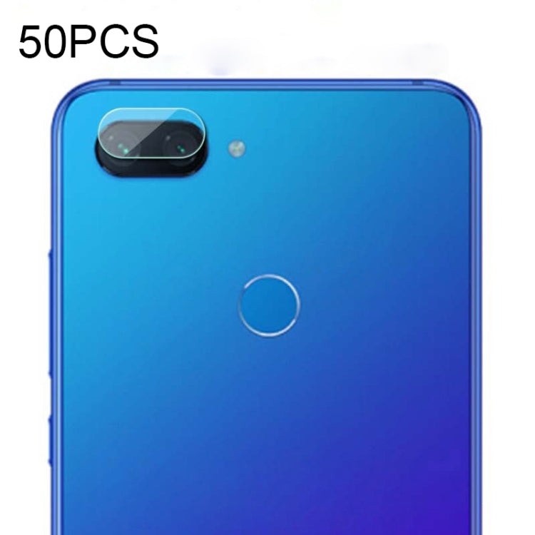 50 PCS Soft Fiber Back Camera Lens Film for Xiaomi Mi 8 Lite