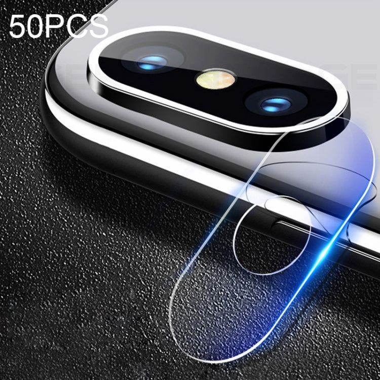 50 PCS Soft Fiber Back Camera Lens Film for Xiaomi Mi 6X