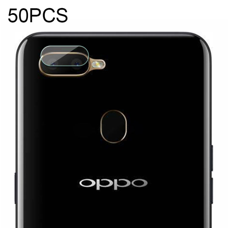 50 PCS Soft Fiber Back Camera Lens Film for OPPO A7X