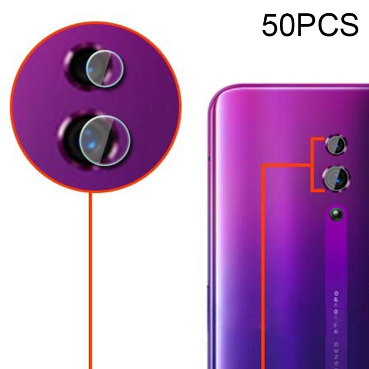 50 PCS Soft Fiber Back Camera Lens Film for OPPO Reno
