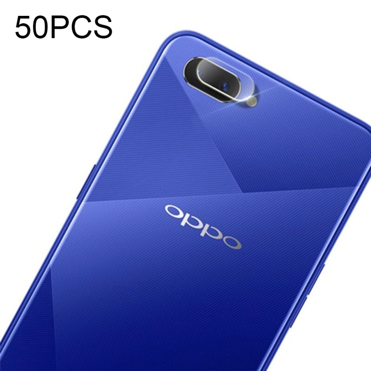 50 PCS Soft Fiber Back Camera Lens Film for OPPO A5