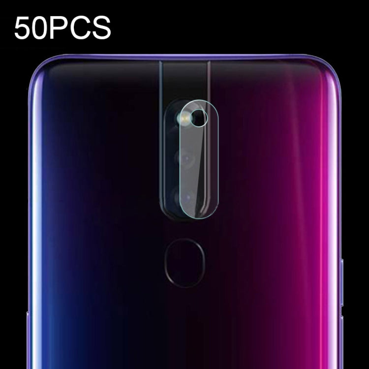 50 PCS Soft Fiber Back Camera Lens Film for OPPO F11