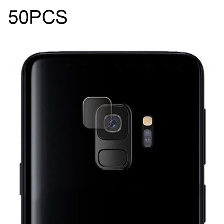 50 PCS Soft Fiber Back Camera Lens Film for Galaxy S9