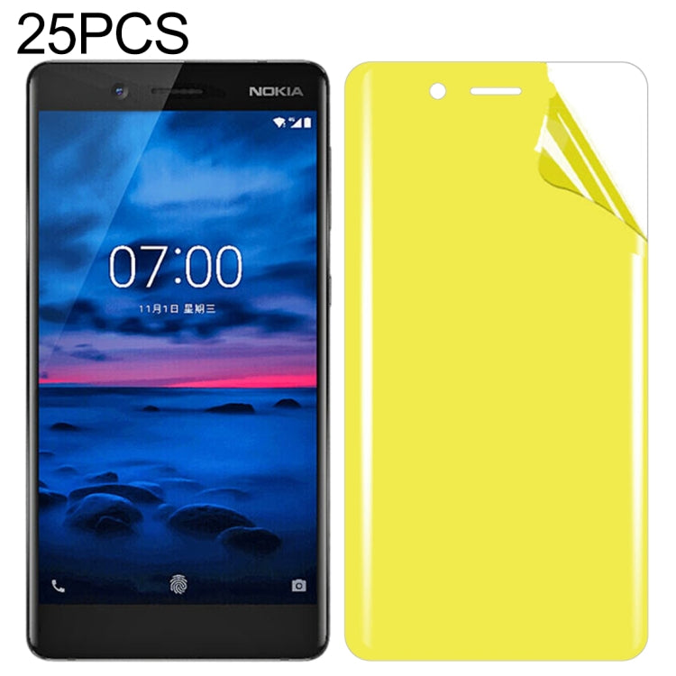 25 PCS For Nokia 7 Soft TPU Full Coverage Front Screen Protector