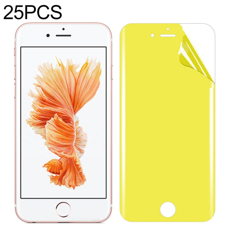 25 PCS For iPhone 6s Soft TPU Full Coverage Front Screen Protector