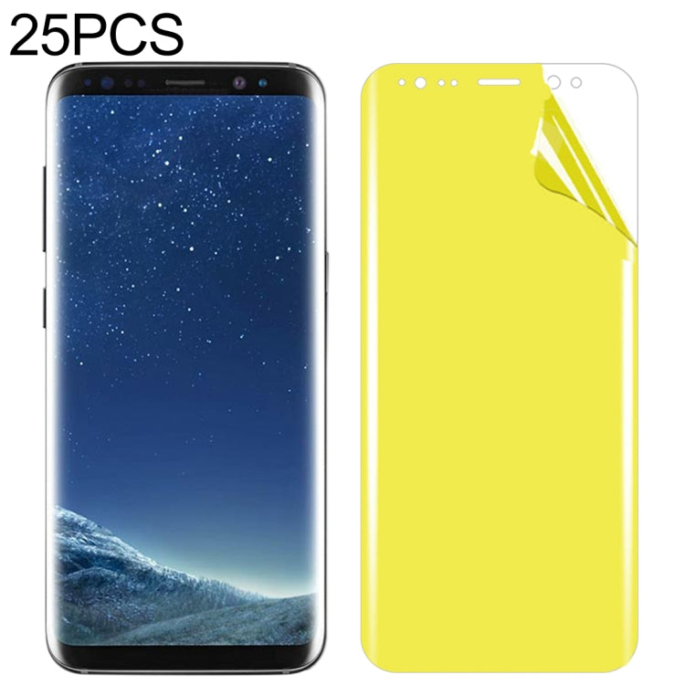 25 PCS For Galaxy S8 Soft TPU Full Coverage Front Screen Protector