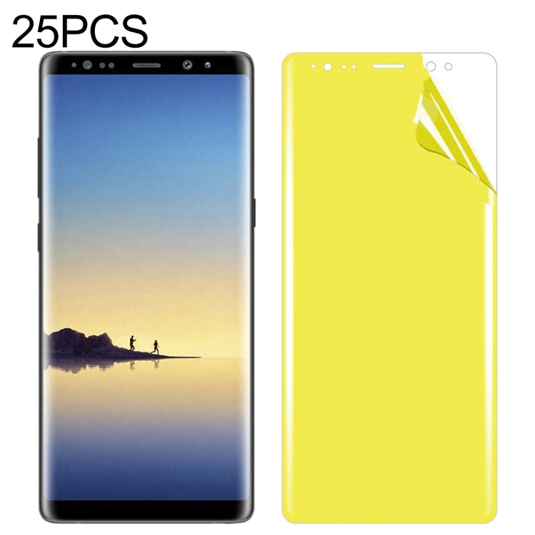 25 PCS For Galaxy Note 8 Soft TPU Full Coverage Front Screen Protector