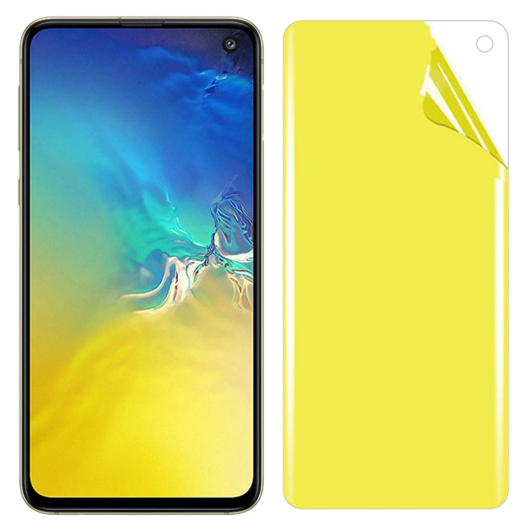 For Galaxy S10e Soft TPU Full Coverage Front Screen Protector