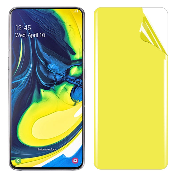 For Galaxy A80 / A90 Soft TPU Full Coverage Front Screen Protector