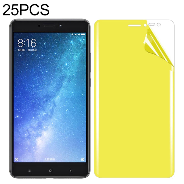 25 PCS For Xiaomi Mi Max 2 Soft TPU Full Coverage Front Screen Protector
