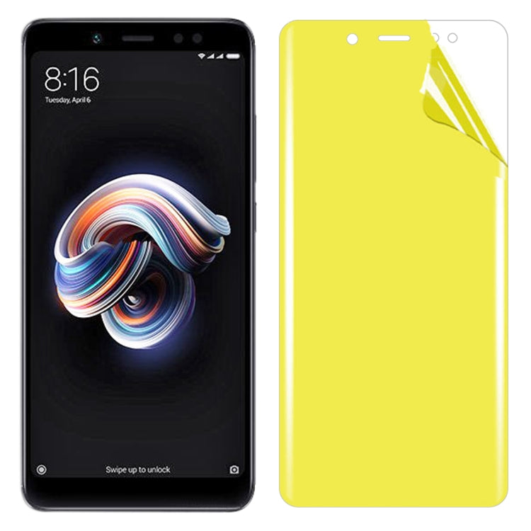For Xiaomi Redmi Note 5 Pro Soft TPU Full Coverage Front Screen Protector
