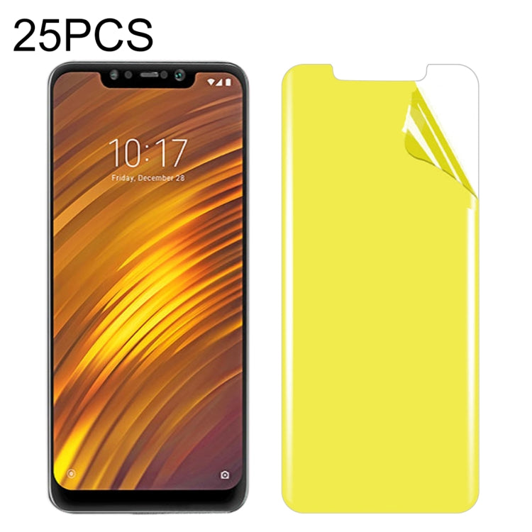 25 PCS For Xiaomi Pocophone F1 Soft TPU Full Coverage Front Screen Protector