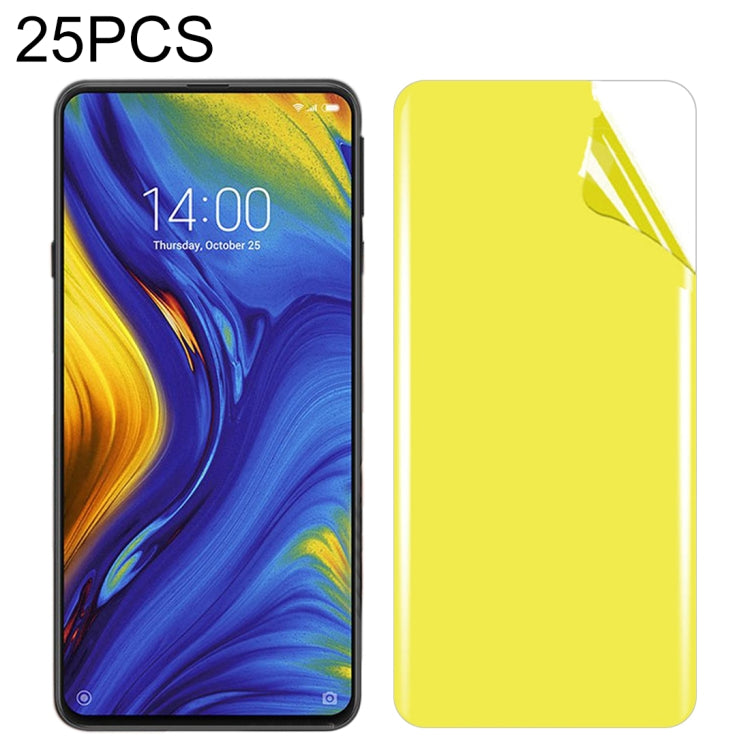 25 PCS For Xiaomi Mi Mix 3 Soft TPU Full Coverage Front Screen Protector