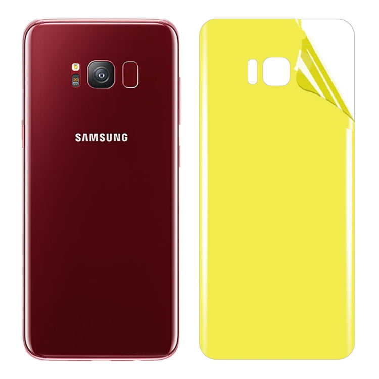 For Galaxy S8 Soft TPU Full Coverage Back Screen Protector