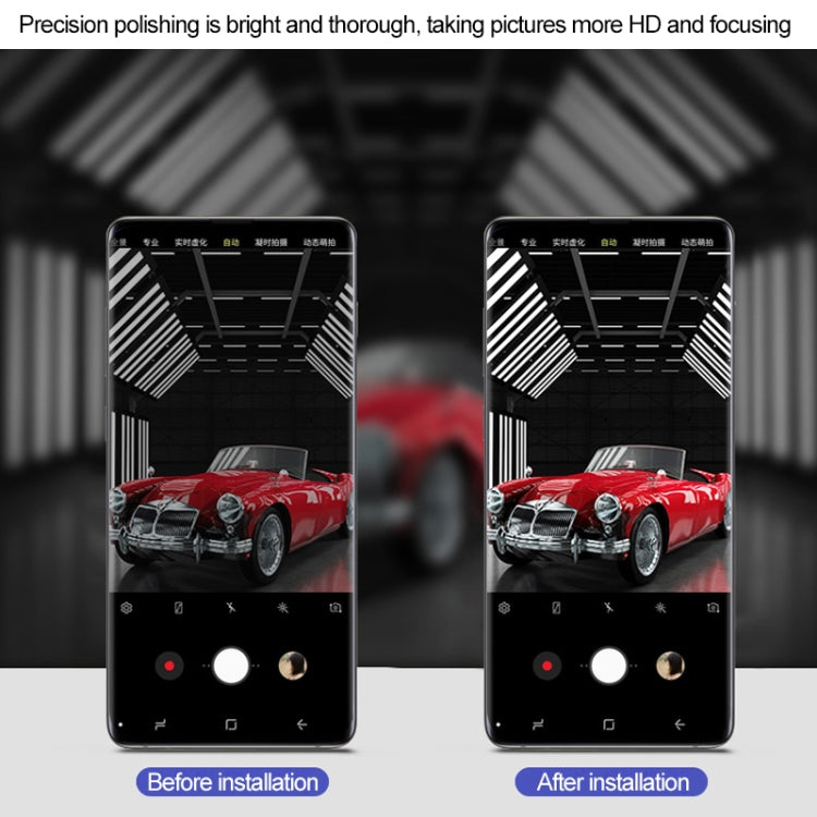 10 PCS Titanium Alloy Metal Camera Lens Protector Tempered Glass Film for Galaxy S10 / S10+