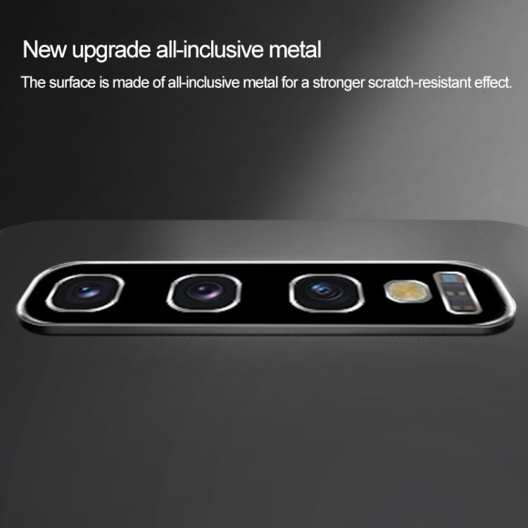 10 PCS Titanium Alloy Metal Camera Lens Protector Tempered Glass Film for Galaxy S10 / S10+