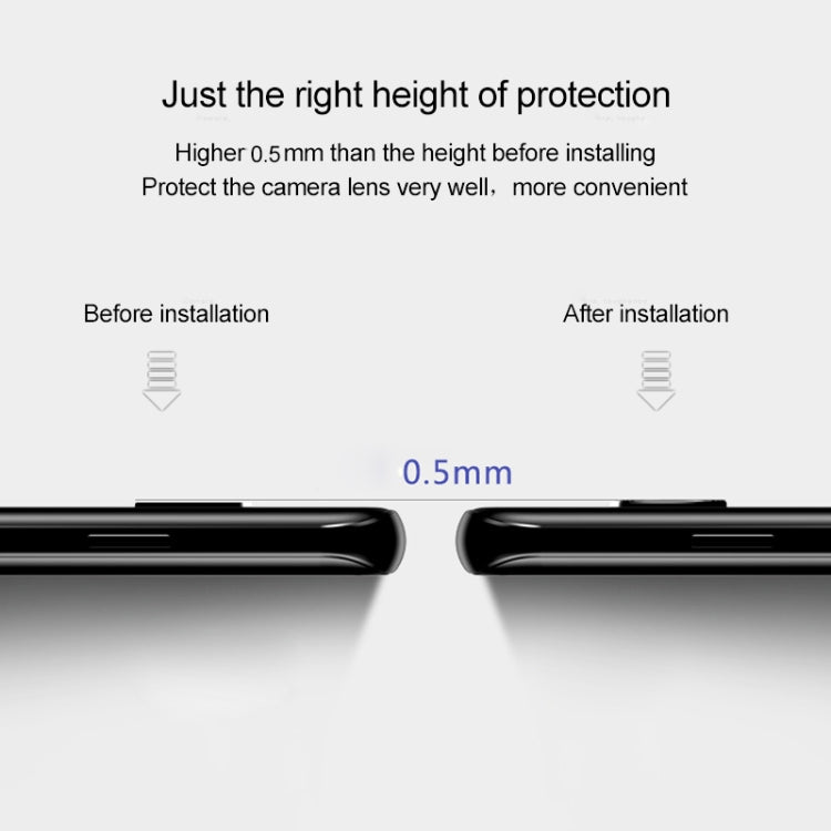 Titanium Alloy Metal Camera Lens Protector Tempered Glass Film for Galaxy S10 / S10+