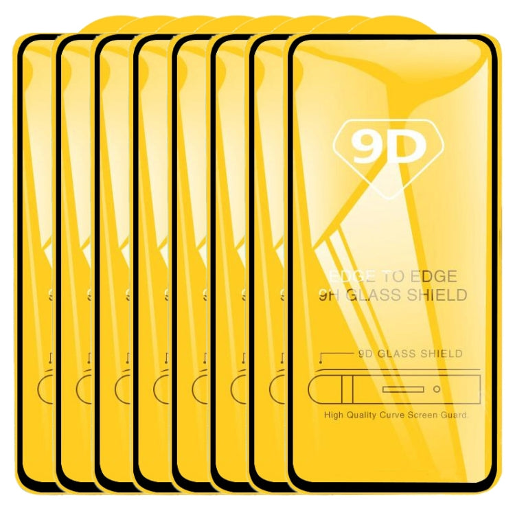 25 PCS For Huawei Nova 6 / Honor V30 9D Full Glue Full Screen Tempered Glass Film