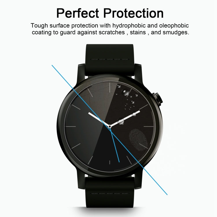 For Motorola Moto 360 (2nd Gen) 42mm 0.26mm 9H+ Surface Hardness Explosion-proof Tempered Glass Screen Film