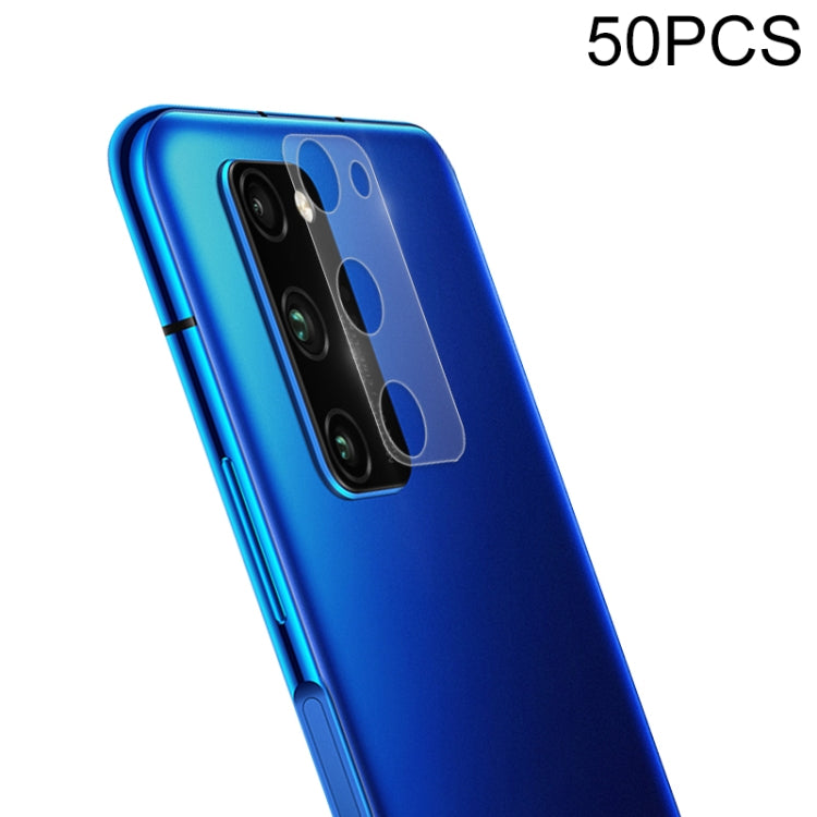 50 PCS For Huawei Honor V30 Pro Soft Fiber Back Camera Lens Film