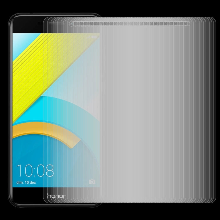 100 PCS for Huawei Honor 6C Pro 0.26mm 9H Surface Hardness 2.5D Explosion-proof Tempered Glass Screen Film