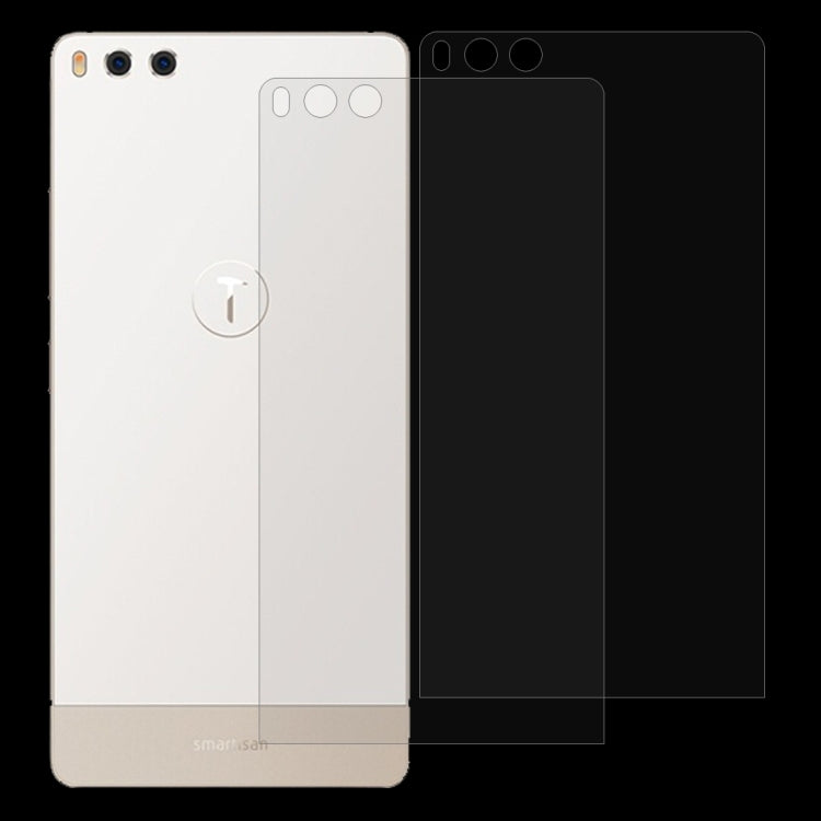 2 PCS for Smartisan Nut Pro 0.26mm 9H Surface Hardness 2.5D Curved Edge Tempered Glass Back Screen Protector