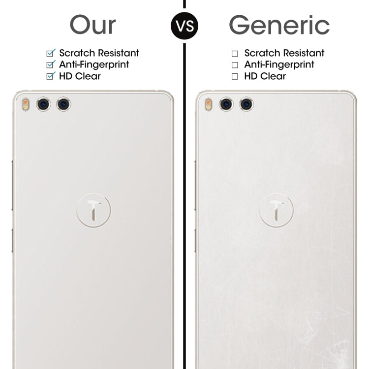 10 PCS for Smartisan Nut Pro 0.26mm 9H Surface Hardness 2.5D Curved Edge Tempered Glass Back Screen Protector