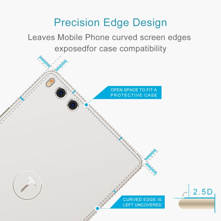 50 PCS for Smartisan Nut Pro 0.26mm 9H Surface Hardness 2.5D Curved Edge Tempered Glass Back Screen Protector