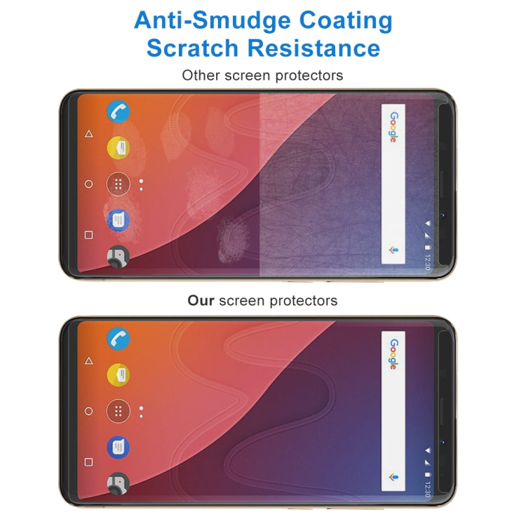 For Wiko View 0.26mm 9H Surface Hardness 2.5D Curved Edge Tempered Glass Front Screen Protector