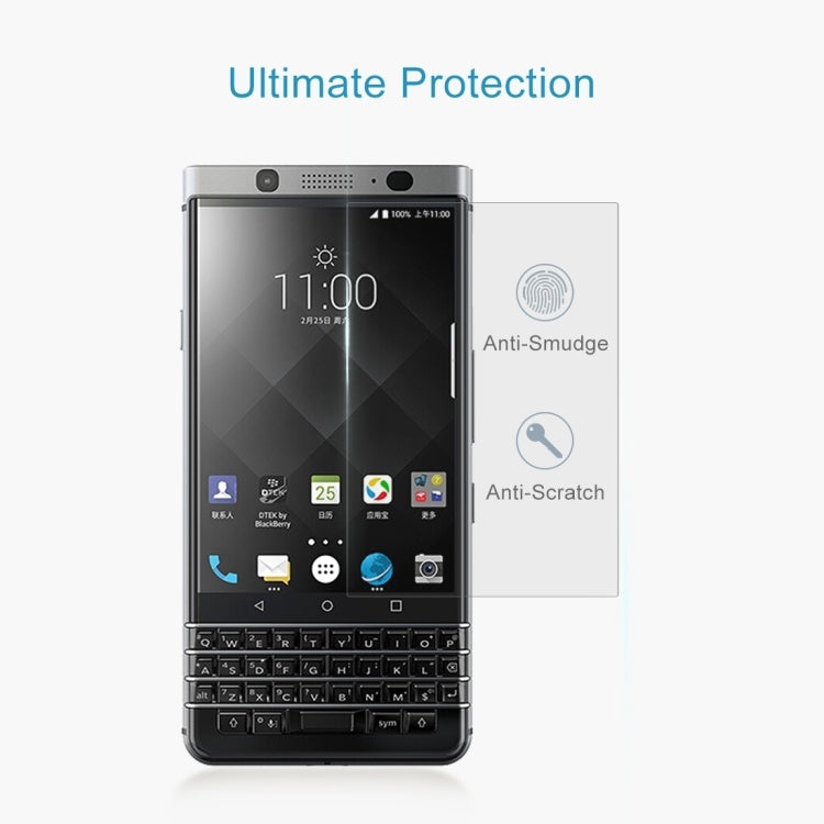10 PCS for BlackBerry Keyone 0.26mm 9H Surface Hardness 2.5D Curved Edge Tempered Glass Screen Protector