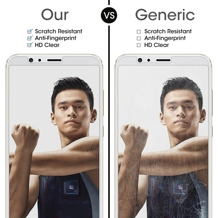 10 PCS for Huawei Honor V10 0.26mm 9H Surface Hardness 2.5D Curved Edge Tempered Glass Screen Protector