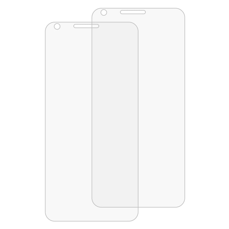 2 PCS for LG Q6+ 0.26mm 9H Surface Hardness 2.5D Curved Edge Tempered Glass Screen Protector