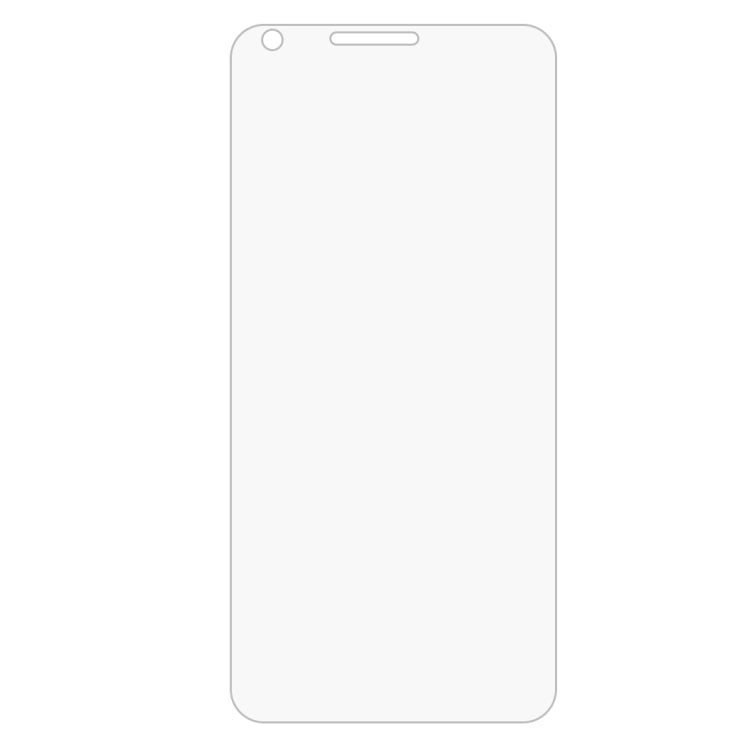 For LG Q6+ 0.26mm 9H Surface Hardness 2.5D Curved Edge Tempered Glass Screen Protector