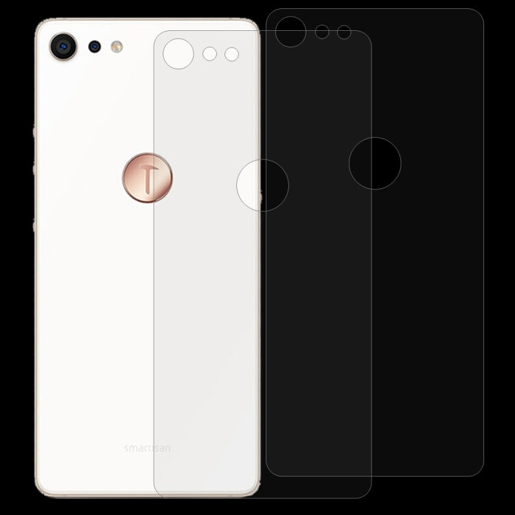 2 PCS for Smartisan Nut Pro 2 0.26mm 9H Surface Hardness 2.5D Curved Edge Tempered Glass Back Screen Protector