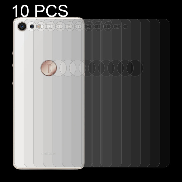 10 PCS for Smartisan Nut Pro 2 0.26mm 9H Surface Hardness 2.5D Curved Edge Tempered Glass Back Screen Protector