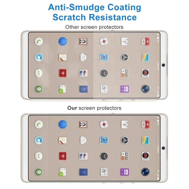 50 PCS for Smartisan Nut Pro 2 0.26mm 9H Surface Hardness 2.5D Curved Edge Tempered Glass Front Screen Protector