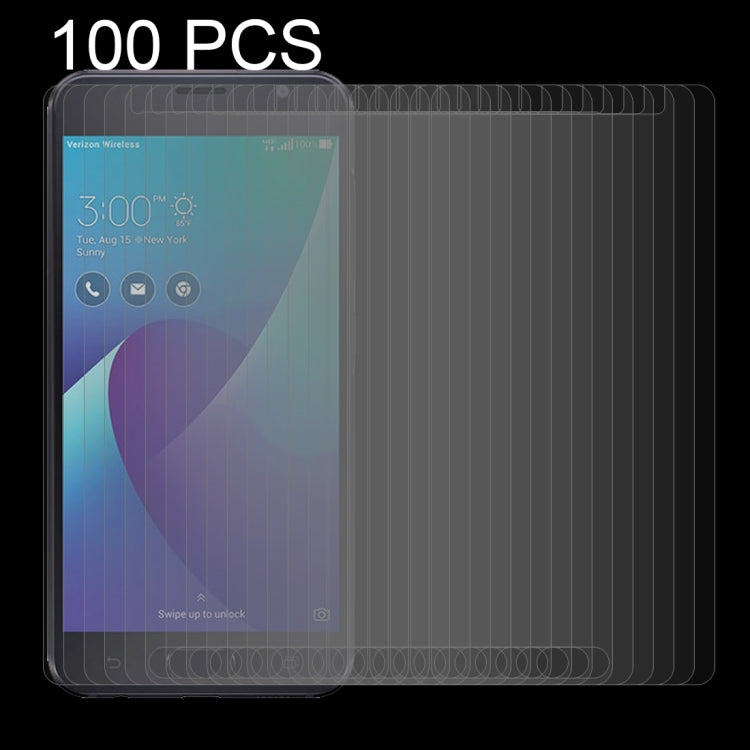 100 PCS Asus ZenFone V V520KL 0.26mm 9H Surface Hardness 2.5D Curved Edge Tempered Glass Screen Protector