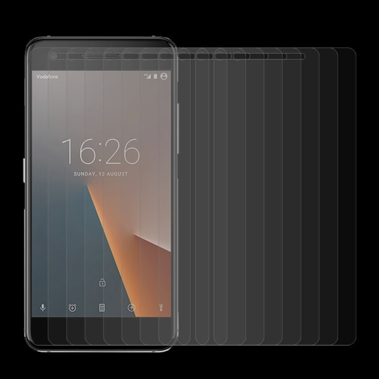 10 PCS for Vodafone Smart V8 0.26mm 9H Surface Hardness 2.5D Curved Edge Tempered Glass Screen Protector