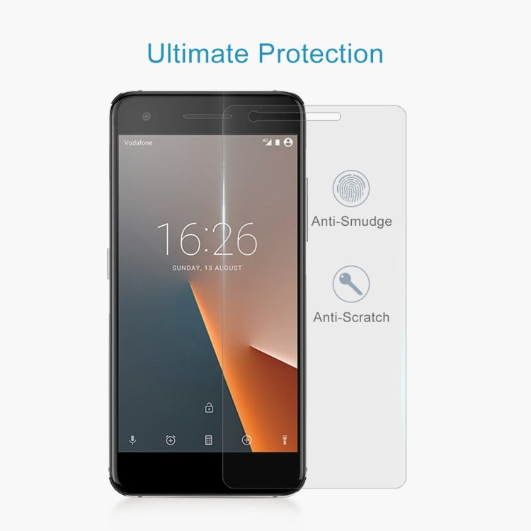 100 PCS for Vodafone Smart V8 0.26mm 9H Surface Hardness 2.5D Curved Edge Tempered Glass Screen Protector