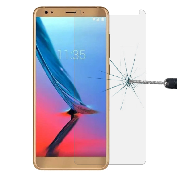 1 PCS For ZTE Blade V9 0.26mm 9H Surface Hardness 2.5D Curved Edge Tempered Glass Screen Protector